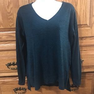 Blue/Black V-neck Sweater